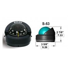 Ritchie Explorer S-53, 2 Dial Surface Mount - Black